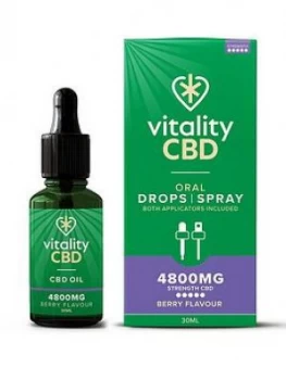 Vitality CBD Vitality CBD Oral Drops,Spray Berry 4800mg 30ml Multi, Women
