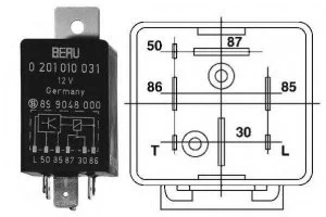 Beru GR031 / 0201010031 Glow Plug Control Unit Replaces 171 911 261 D