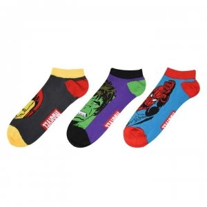 Character Trainer Socks 3 Pack Mens - Marvel