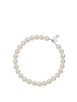 Jon Richard Cream 14mm Pearl Necklace, Cream, Women