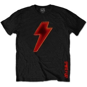 AC/DC - Bolt Logo Unisex XXX-Large T-Shirt - Black