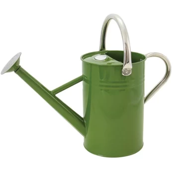 K/S34882 Metal Watering Can Tweed Green 4.5 litre - Kent&stowe