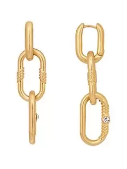 Bibi Bijoux Gold 'Courage' Chunky Chain Earrings, Gold, Women