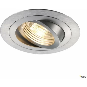 SLV - New Tria Indoor Light, Ceiling Light Socket Inside 11 x 9.3 x 9.3cm (W x D x H) Aluminium - Aluminium