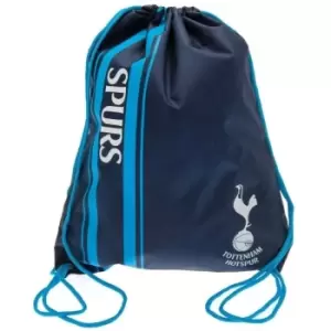 Tottenham Hotspur FC Striped Drawstring Bag (One Size) (Navy)