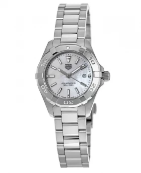 Tag Heuer Aquaracer Lady 300M 27MM Mother of Pearl Dial Stainless Steel Womens Watch WBD1411.BA0741 WBD1411.BA0741