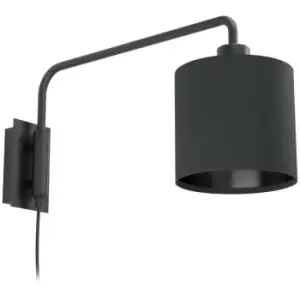 Staiti Wall Lamp With Shade Black - Eglo