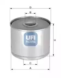 UFI 24.360.01 Fuel Filter
