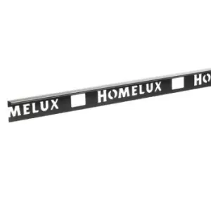 Homelux 10mm Straight Edge Tile Trim - Gun Metal Grey - 1.83m
