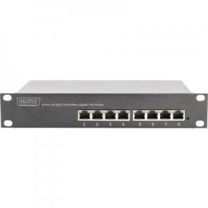 Digitus DN-95317 Network switch 8 ports 10 / 100 / 1000 Mbps PoE