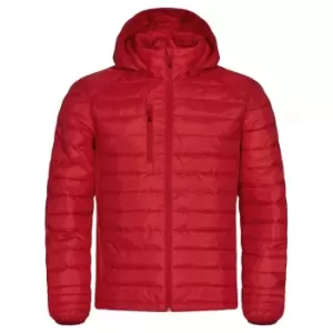 Clique Mens Hudson Padded Jacket (XS) (Red)