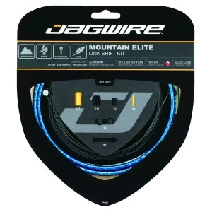 Jagwire Mountain Elite Link Shift Cable Kit Blue