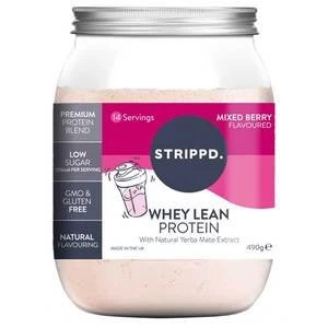 Strippd Whey Lean Protein Powder Mixed Berry Flavour 490g