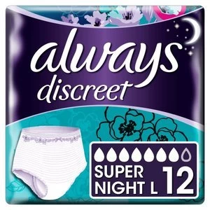 Always Discreet Heavy Pants Super Large 12pck