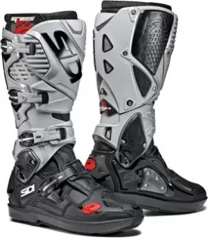 Sidi Crossfire 3 SRS Motocross Boots Black Grey