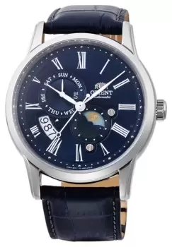 Orient RA-AK0011D10B Sun & Moon Mechanical (42.5mm) Blue Watch