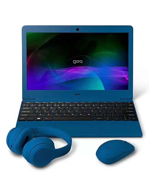 Geobook 110 11.6" Blue Laptop Bundle