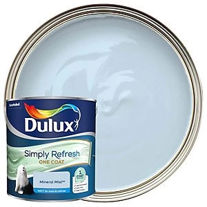 Dulux Simply Refresh One Coat Mineral Mist Matt Emulsion Paint 2.5L