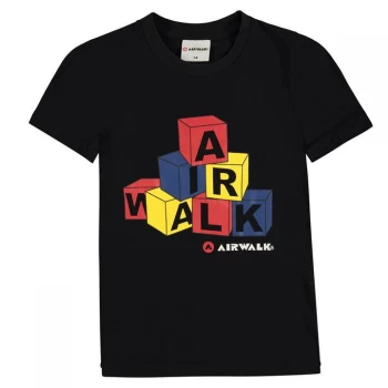 Airwalk Printed T Shirt Junior - Born To Skate