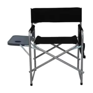 Folding Lightweight Outdoor Portable Directors Camping Chair with Side Table