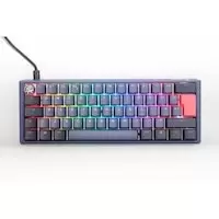 Ducky One3 Cosmic Mini 60% USB RGB Mechanical Gaming Keyboard Cherry MX Brown Switch - UK Layout