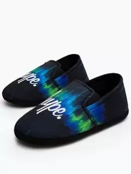 Hype Boys Drip Logo Slippers - Multi, Size 10-11 Younger