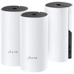 TP Link Deco M4 AC1200 Whole Home Mesh WiFi System (3 Pack) - White