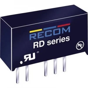 RECOM RP 0515D DCDC converter print 5 Vdc 15 Vdc 15 Vdc 33 mA 1 W No. of outputs 2 x