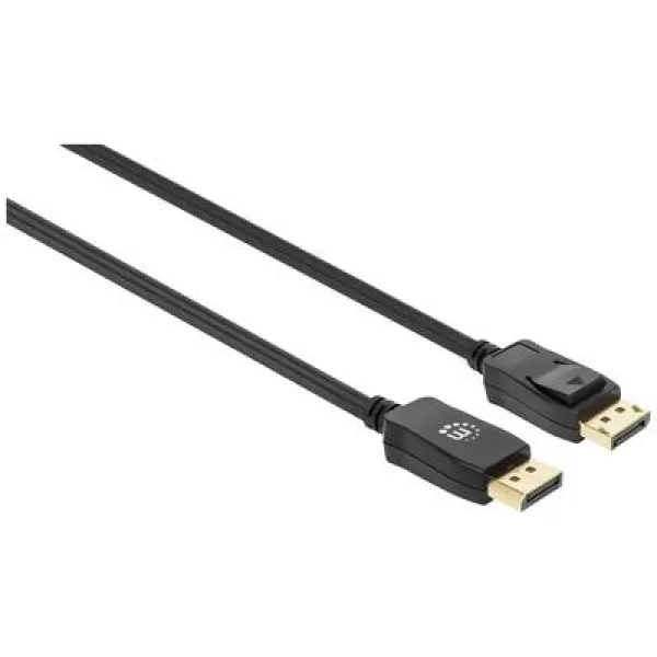 Manhattan DisplayPort Cable DisplayPort plug, DisplayPort plug 2m Black 353618 Ultra HD (8K) DisplayPort cable