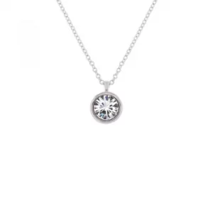 Ladies Karen Millen Stainless Steel Crystal Dot Necklace
