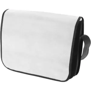 Bullet Mission Non Woven Shoulder Bag (Pack Of 2) (36 x 8 x 30 cm) (White)