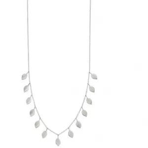 Elements Silver Leaf Necklace N4293