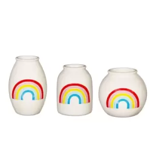 Sass & Belle Chasing Rainbows Vases- Set of 3