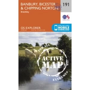 Banbury, Bicester and Chipping Norton by Ordnance Survey (Sheet map, folded, 2015)