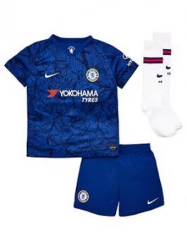 Boys, Nike Chelsea 2019/20 Little Kids Home Football Kit - Blue, Size XS (3-4 Years)