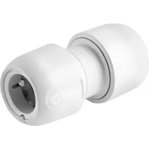 Hep2O Straight Connector 22mm (10 Pack) in White Plastic