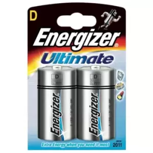 Energizer D (Lr20) Battery, Pack Of 2