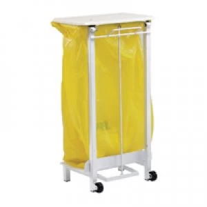 Slingsby Pedal Operated Sack Holder Semi-Mobile 92 Litre White 330258