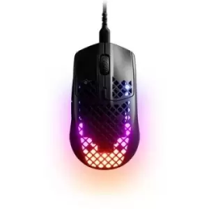 Steelseries Aerox 3 Gaming mouse USB Optical Onyx 6 Buttons Backlit, Detachable cable
