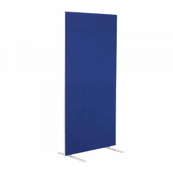 1400W X 1800H Upholstered Floor Standing Screen Straight - Royal Blue