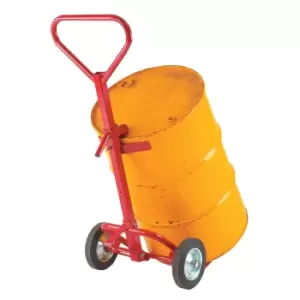 Drum trolley for mauser drums with solid rubber wheels - 450kg capacity