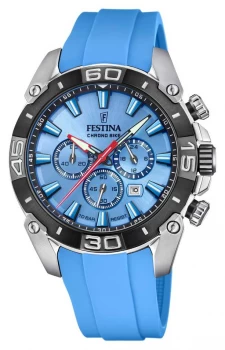 Festina Chronobike 2021 Blue Dial Blue Silicone Strap Watch