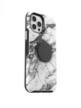 Otterbox Otter+Pop Symmetry Shamrock White Marble Case For iPhone 12/12 Pro