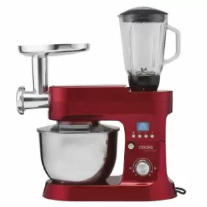Cooks Professional G1185 Multi-function 1200W Stand Mixers - Red