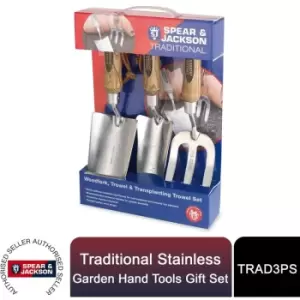 Gift Set of Traditional Stainless Garden Hand Tools - Spear&jackson