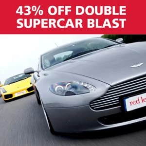 Red Letter Days 43 percent off Double Supercar Blast
