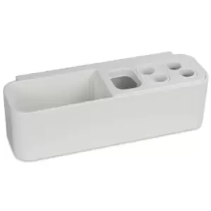 Multi-Compartment Toothbrush Holder Long Pukkr