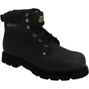 Grafters Mens Gladiator Safety Boots (11 UK) (Black) - Black
