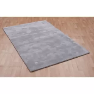 Aran Feather Grey 200cm x 300cm Rectangle - Grey