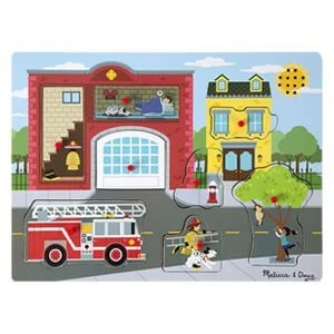 Melissa and Doug Sound Puzzle Around The Fire Station